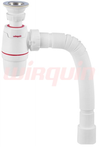 WIRQUIN NEO инновационный сифон с выпуском и гофротрубой. Артикул 30987067.