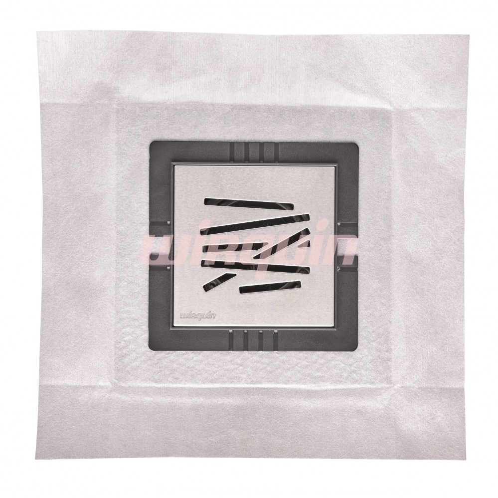 Трап \"SLIM\" с сухим затвором, с гидроизоляционным полотном, c ...