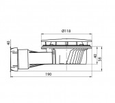 Сифон нового поколения SLIM+ ХРОМ с мембраной SMART. Артикул 30723365.