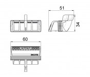 Сифон нового поколения SLIM+ ХРОМ с мембраной SMART. Артикул 30723365.