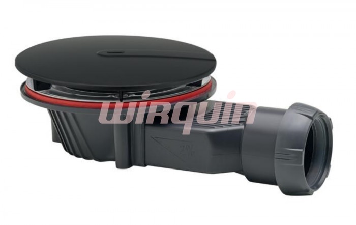 Сифон нового поколения SLIM+ чёрный с мембраной SMART. Артикул 30724080.