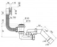 Слив-перелив универсального типа, полуавтомат. Артикул 30987147.