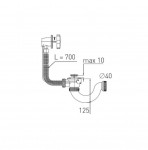 Слив-перелив проточного типа, полуавтомат. Артикул 30987152.